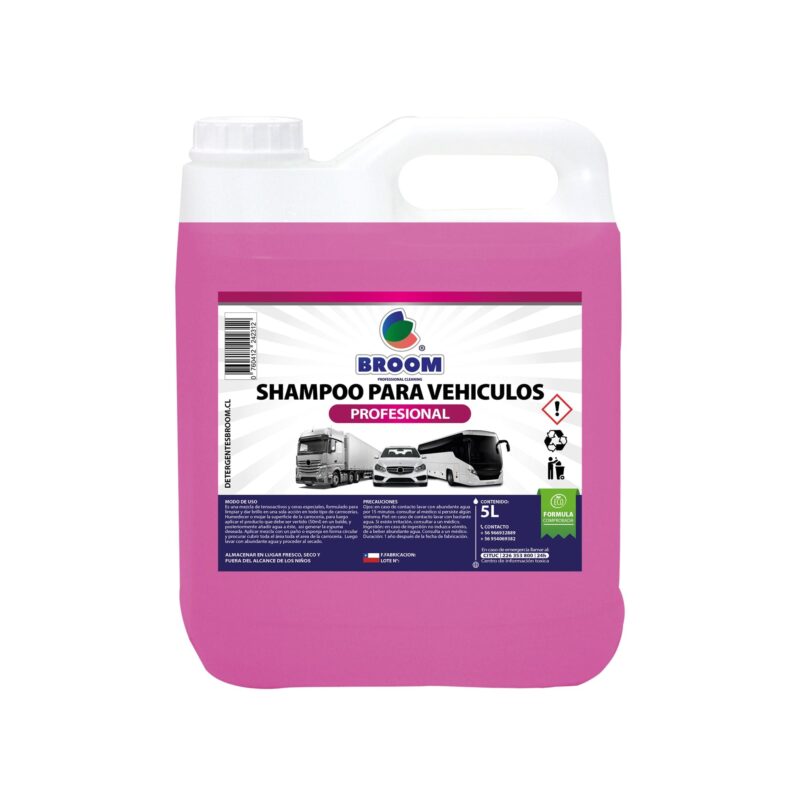 SHAMPOO PARA VEHÍCULOS PROFESIONAL (5 LITROS