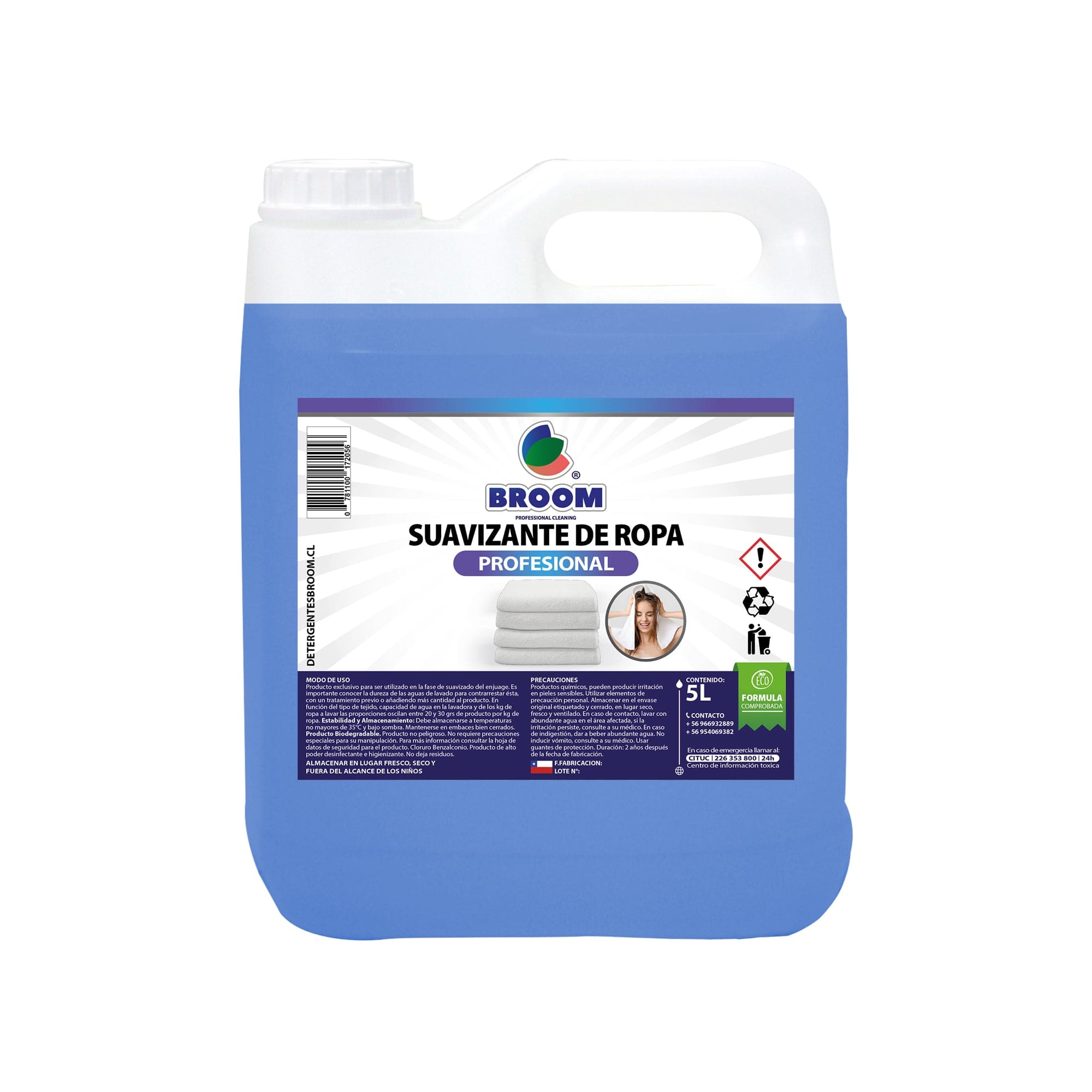 LIMPIA VIDRIOS PROFESIONAL (5 LITROS)