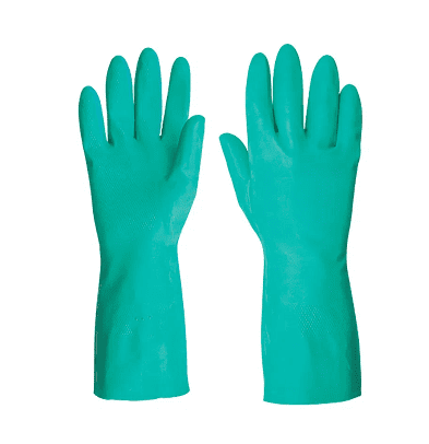 TALLA M - GUANTES DE NITRILO VERDE (PAR)